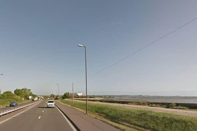 Eastern Road in Portsmouth with the Harvester pub and foreshore in the background. Picture: Google