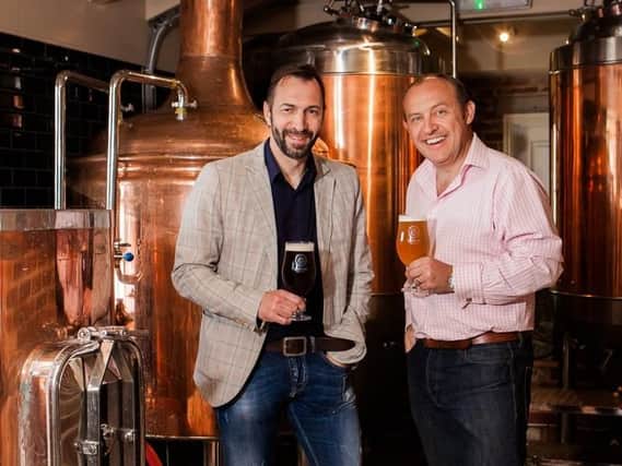 Co-founders of Brewhouse and Kitchen Kris Gumbrell and Simon Bunn