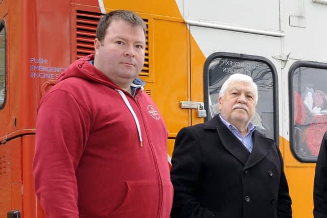 Alistair Thompson and Leo Ciccarone. Picture: Malcolm Wells
