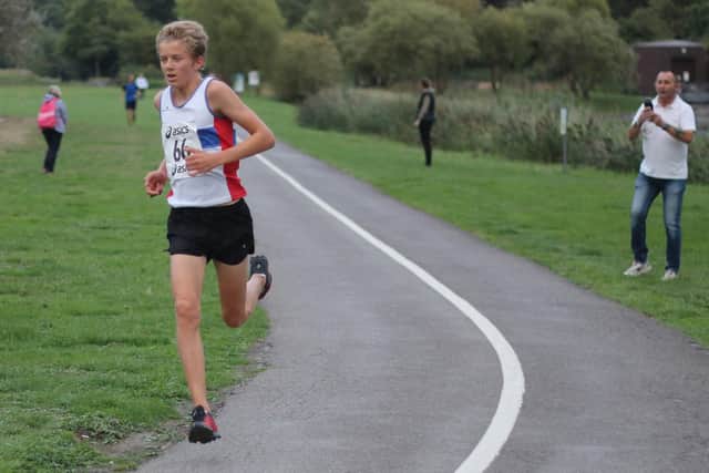 City of Portsmouth's Callum Crook ran superbly in the final race of the Lakeside 5k Series