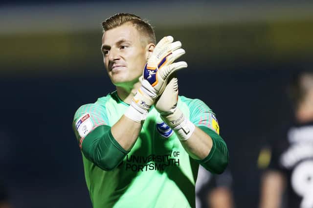 Pompey keeper Craig MacGillivray. Picture: Joe Pepler