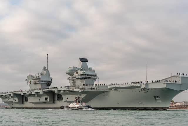 HMS Queen Elizabeth. Picture: Shaun Roster
