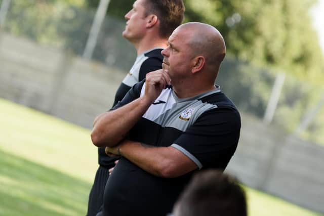 Horndean manager Michael Birmingham.