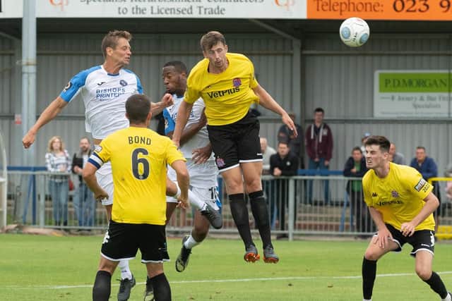 Hawks defenders will need to be on their game at Harrogate. Picture: Keith Woodland