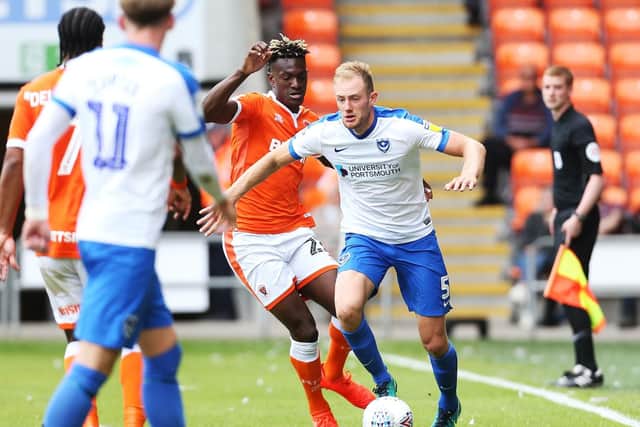 Pompey defender Matt Clarke. Picture: Joe Pepler