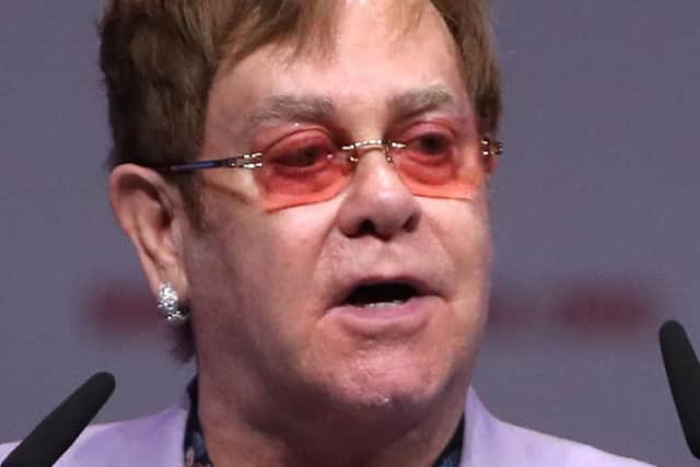 Elton John. Picture: PA