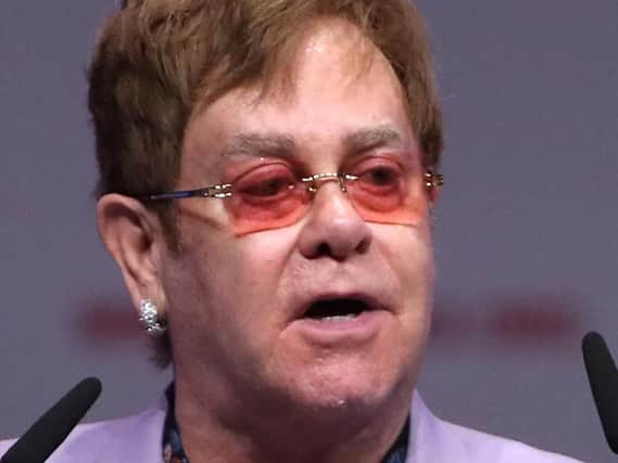 Elton John. Picture: PA
