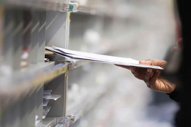 Mail Centres can process a million items during a shift at Christmas.