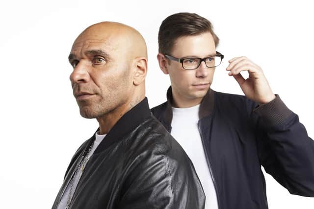 Subjective is the new project from Goldie and James Davidson. Picture by Chelone Wolf