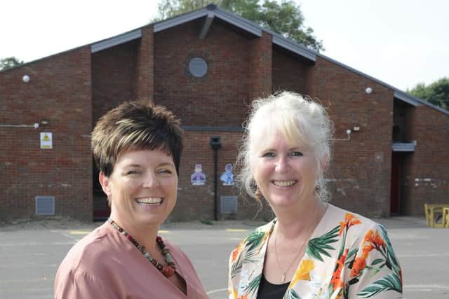 Head of school Jo Bedson (left) and executive headteacher Debby Marshall (right)