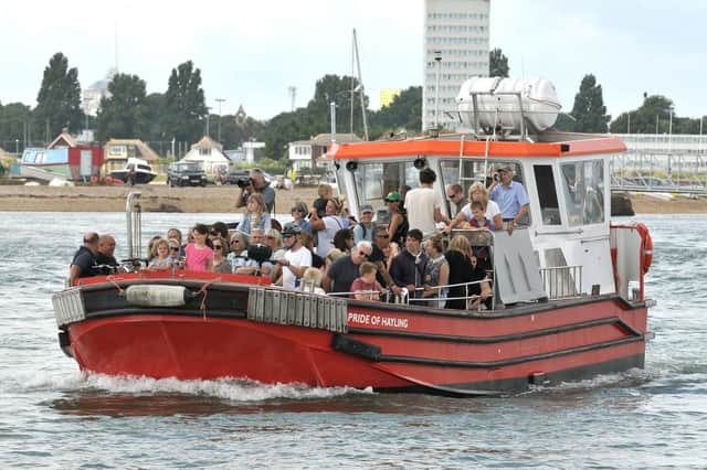 The Hayling Ferry packed with customers on the day of its relaunch in 2016. Picture: Mick Young