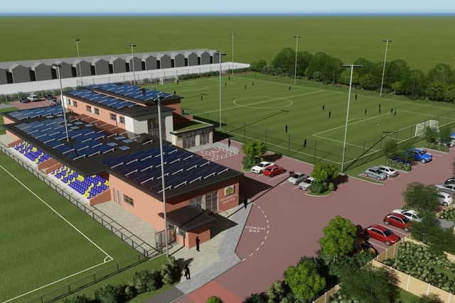 A CGI artist's impression of the proposed Moneyfields redevelopment. Picture: PLC Architects