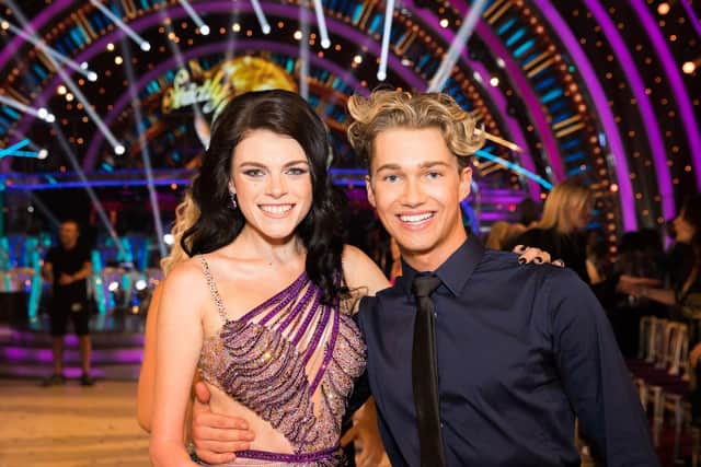 Former Portsmouth University student Lauren Steadman with Strictly dance partner AJ Pritchard. Picture: BBC/PA Wire