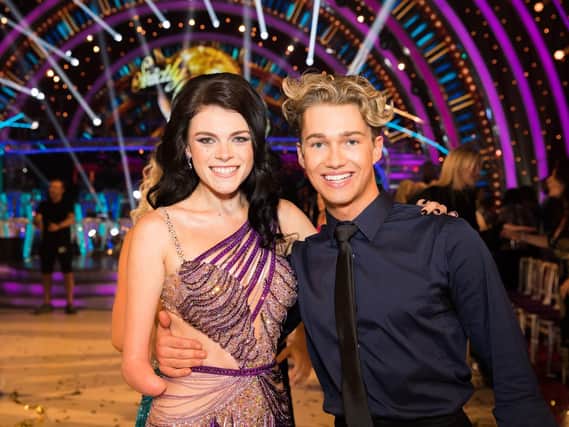 Former Portsmouth University student Lauren Steadman with Strictly dance partner AJ Pritchard. Picture: BBC/PA Wire