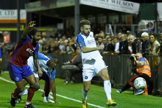 The Hawks beat Aldershot at home. Picture: Neil Marshall