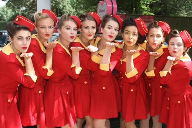 The Glamcab Girls. Photo by Derek Martin Photography