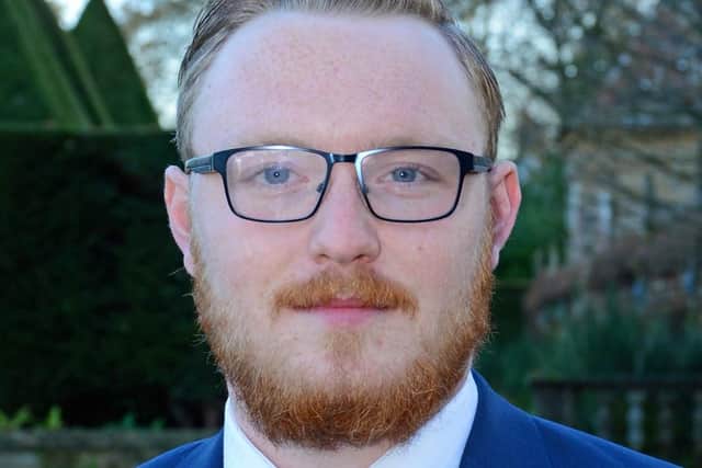Todd Arnison, 23, property tax surveyor at E3 Consulting. Picture: Cliff Moore