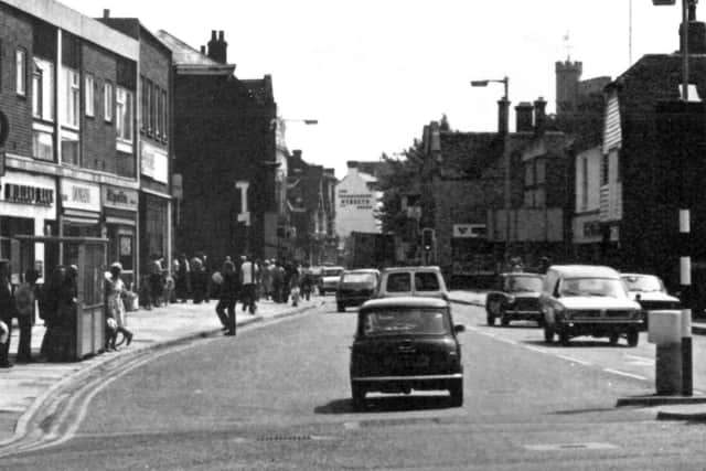 A much altered West Street, Havant, long before pedestrianisation.
