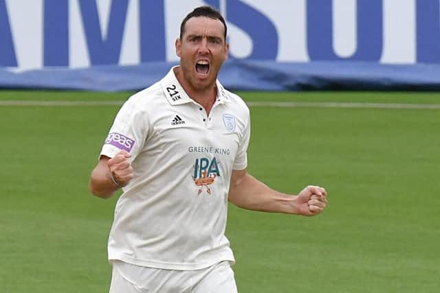 Hampshire bowler Kyle Abbott. Picture: Neil Marshall