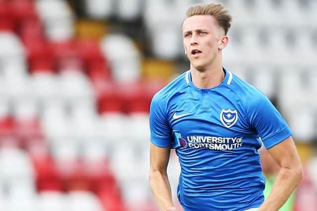 Pompey midfielder Adam May Picture: Joe Pepler