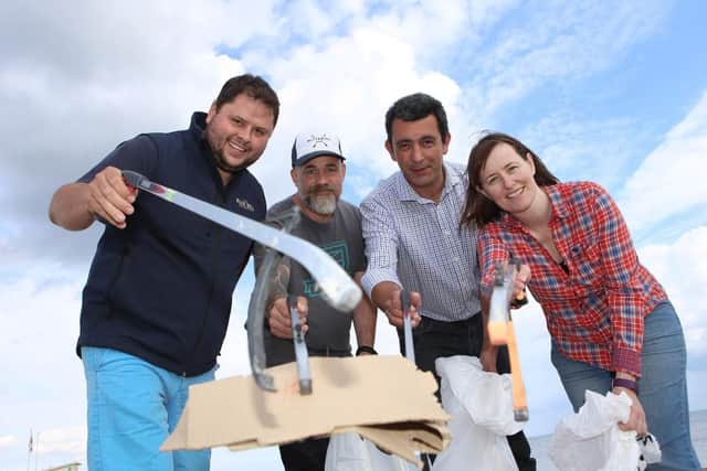 From left, Giles Babb, Cliff Culver, Sergio Di Dino and Jane Di Dino. Picture: Habibur Rahman