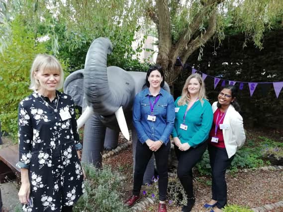 From left, Kim Hosier, Gemma Green, Eleanor Palmer and Asheta Jayapalam from Portsmouth Abuse and Rape Counselling Service (PARCS). Picture: David George