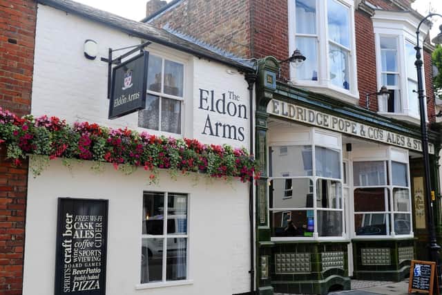 The Eldon Arms pub in Eldon Street, Southsea.