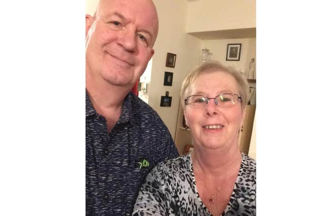 Keith and Hilary Stainton, from Milton, in Portsmouth