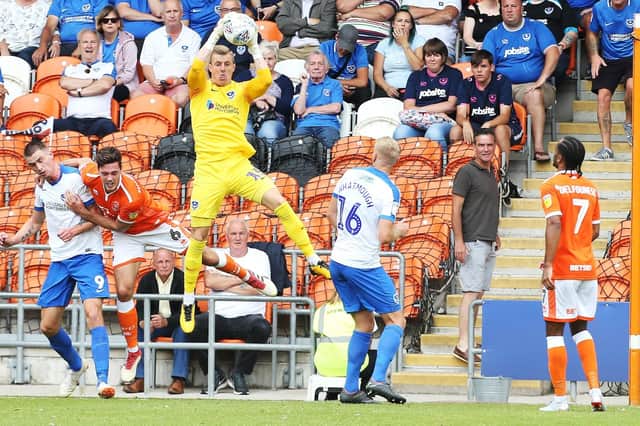 Craig MacGillivray has been confident coming for crosses for Pompey. Picture: Joe Pepler