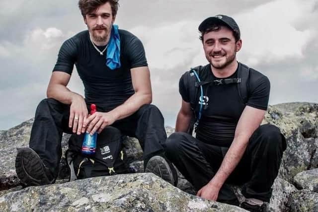 Ollie Sampson and Sven Graham work for Lloyds Bank in Segensworth and Ollie will be taking on the Great Wall of China this weekend