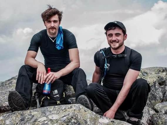 Ollie Sampson and Sven Graham work for Lloyds Bank in Segensworth and Ollie will be taking on the Great Wall of China this weekend