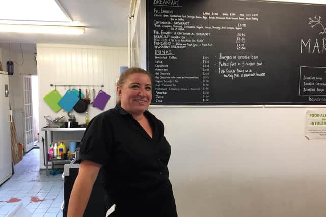 Copnor local Elizabeth Austin, 40, who runs Marmalade Cafe. Picture: Jonathan Winter