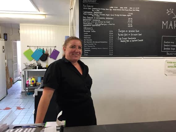 Copnor local Elizabeth Austin, 40, who runs Marmalade Cafe. Picture: Jonathan Winter