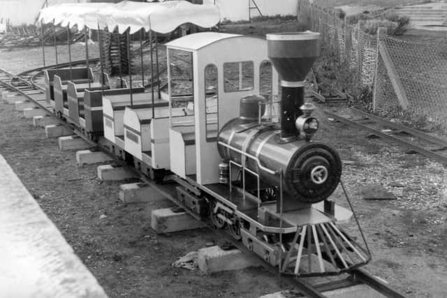 An American loco on Southsea Miniature Railway. It ran from 1977 to 1984.