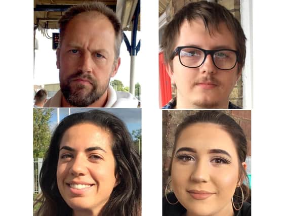 Top row: Russell Hedem, 38, of Portsmouth, Jake Robinson, 23, of Cosham,  bottom row: Georgia Watts, 19, of Portsmouth and Oriana Gorrin, 30, of Fratton.

Picture: Jonathan  Winter.