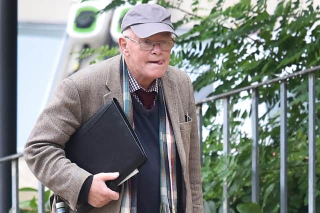 Graham Steed arrives at Winchester Crown Court this morning Picture: Solent News & Photo Agency