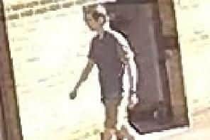 Police have released CCTV images of a suspected attempted robber who tried to snatch a pensioner's handbag. Photo: Hampshire police
