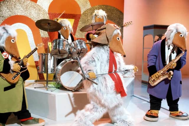 The original Wombles performing on Top of the Pops in the 1970s