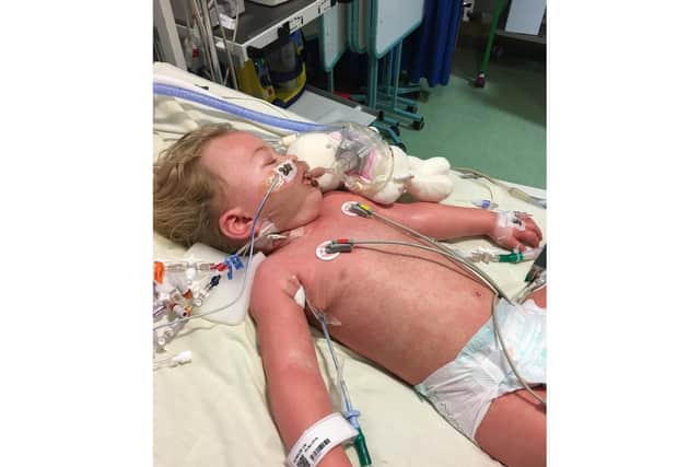 Lilly Reynolds in hospital