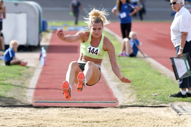 Ugne Liuksaityte, of Thames Valley Harriers, in action at Havant AC's open meeting. Picture: Neil Marshall