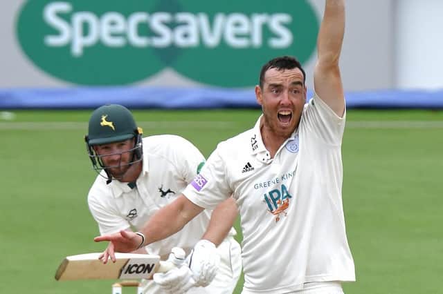 Kyle Abbott has been in excellent form for Hampshire in recent County Championship matches. Picture: Neil Marshall