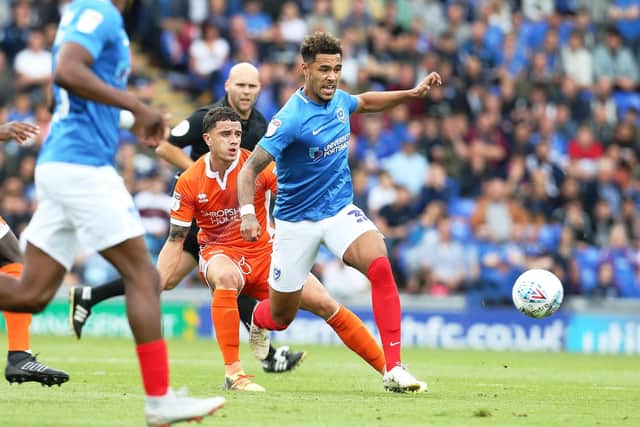 Aston Villa loanee Andre Green is apparently is hospital after missing Pompey's victory at Peterborough. Picture: Joe Pepler