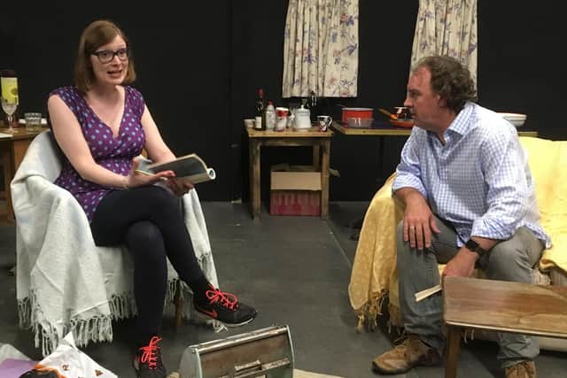 In rehearsal for Skylight by Titchfield Festival Theatre, which runs from September 24-29.