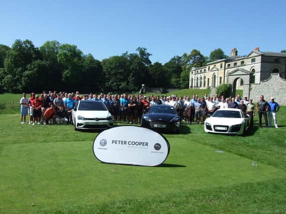 The annual Peter Cooper Motor Group golf event at Goodwood