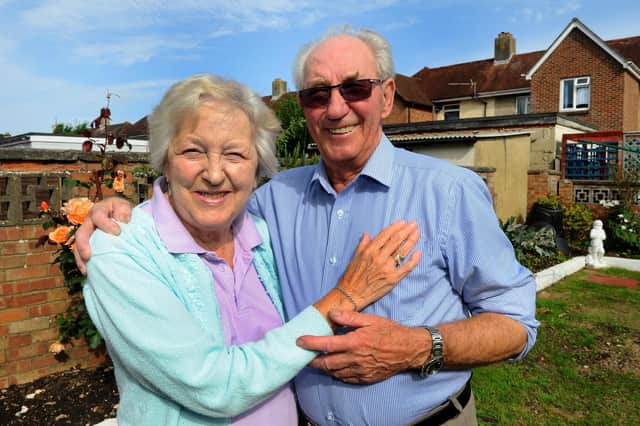 Ray, 84, and Joan, 83, from Cosham, celebrated their Diamond Wedding Anniversary on the July 19 2018.