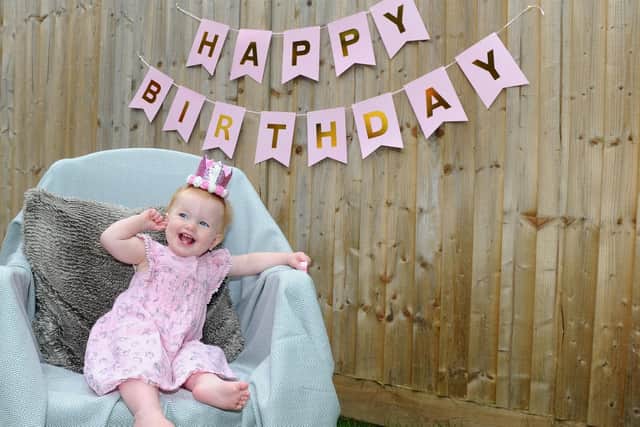 Erin Woodford celebrated her first birthday on August 19 2018.