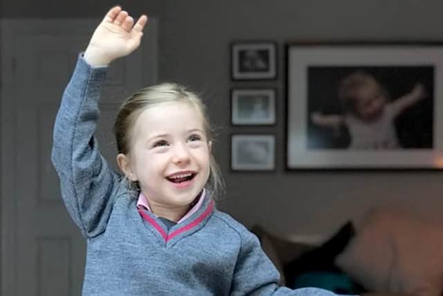 Darcey Soper, 4, from Warsash, started her first day at West Hill Park School in Titchfield at the beginning of September.