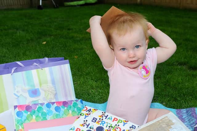 Erin loved all of her special gifts from friends and family.