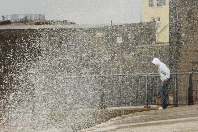 High winds will batter Portsmouth today - bringing gusts of up to 43mph. Picture: Chris Ison/PA Wire