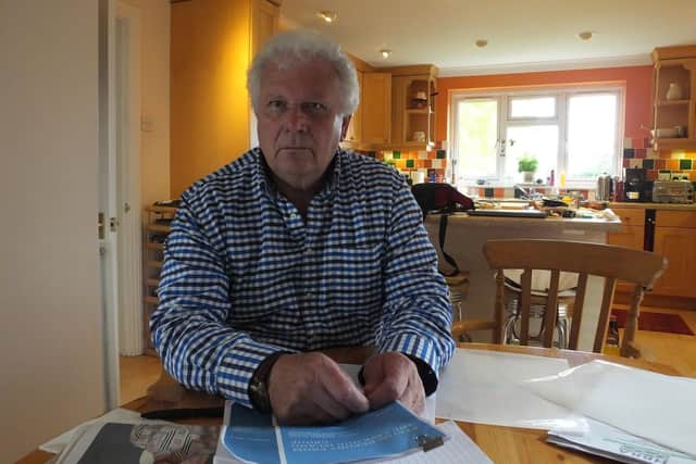 Dave Parham - Spokesperson for Save Our Island - wants answers about the sewage spill